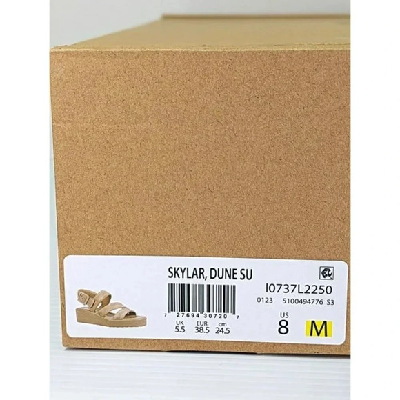 Vince Women's Skylar Strappy Slingback Sandals Dune Suede Size 8 M (MSRP $280) - Picture 11 of 11